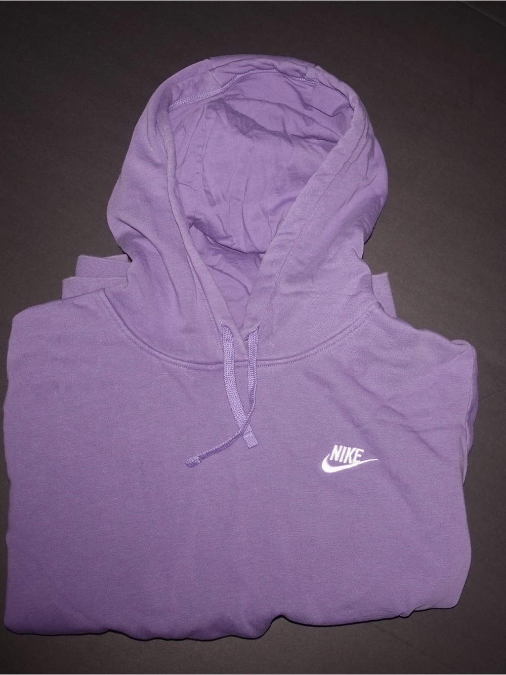 Nike Lavender Pullover Hoodie with White Logo